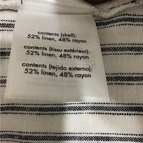 WeWoreWhat White Linen Maxi Dress New Size Large - Picture 12 of 13